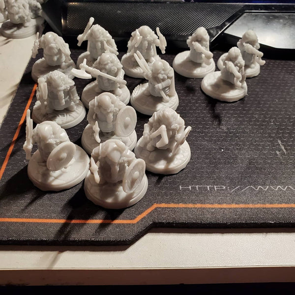 Bunch of printed Dwarves by...