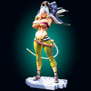 Warrior Catgirl Resin Miniature