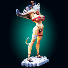 Lade das Bild in den Galerie-Viewer, NSFW Warrior Catgirl Resin Miniature
