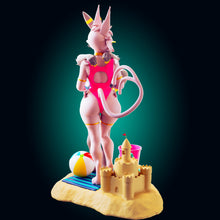 Lade das Bild in den Galerie-Viewer, Espeon &amp; Umbreon Beachside Bond Resin Miniature - Ravenous Miniatures
