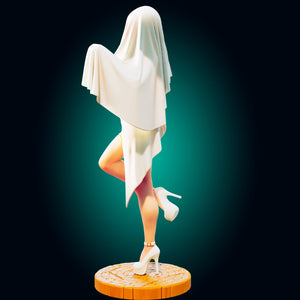 Ghost Waifu Resin Miniature - Ravenous Miniatures