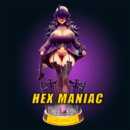 Hex Maniac Resin Miniature - Ravenous Miniatures