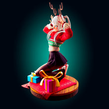 Cargar imagen en el visor de la galería, Holiday Reindeer Girl Resin Miniature - Ravenous Miniatures
