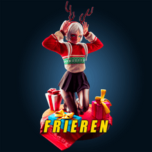 Cargar imagen en el visor de la galería, Holiday Reindeer Girl Resin Miniature - Ravenous Miniatures
