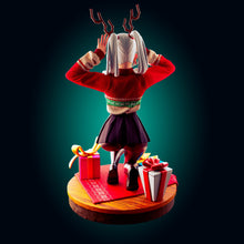 Cargar imagen en el visor de la galería, Holiday Reindeer Girl Resin Miniature - Ravenous Miniatures
