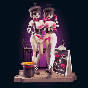 NSFW BonBon and ChuChu Resin Miniature - Ravenous Miniatures