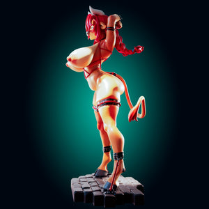 NSFW Bonnie Bovine Resin Miniature - Ravenous Miniatures