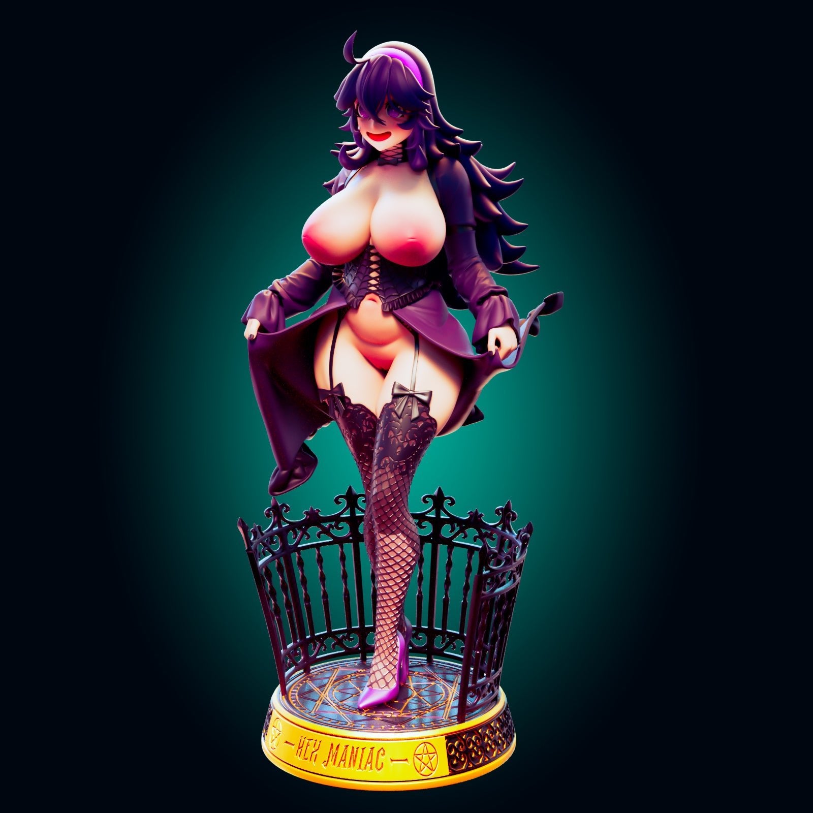 NSFW Hex Maniac Resin Miniature - Ravenous Miniatures