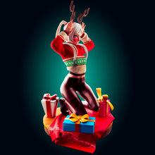 Cargar imagen en el visor de la galería, NSFW Holiday Reindeer Girl Resin Miniature - Ravenous Miniatures
