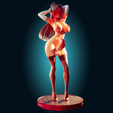 Load image into Gallery viewer, NSFW Sylvia - The Enchanting Scarlet Temptress | Fantasy Resin Miniature - Ravenous Miniatures
