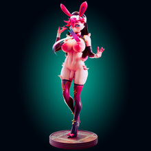 Load image into Gallery viewer, NSFW The Forbidden Bunny Priestess – 3D Resin Collectible Miniature - Ravenous Miniatures
