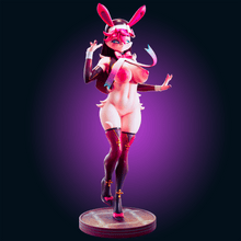 Cargar imagen en el visor de la galería, NSFW The Forbidden Bunny Priestess – 3D Resin Collectible Miniature - Ravenous Miniatures
