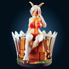 Load image into Gallery viewer, NSFW The Gentle Hoofed Guardian – Farmstead Resin Miniature - Ravenous Miniatures
