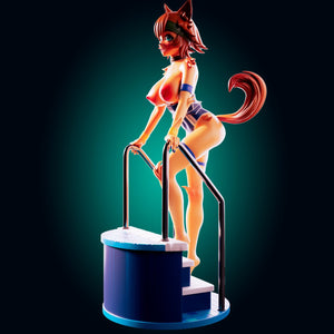 Nsfw The Spirited Canine Athlete – Resin Figure Miniature - Ravenous Miniatures