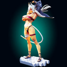 Cargar imagen en el visor de la galería, NSFW Warrior Catgirl Resin Miniature - Ravenous Miniatures
