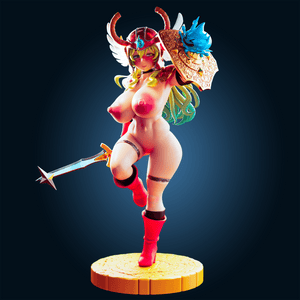 NSFW Warrior Valkyrie - Legendary Battle Maiden Collectible Figure - Ravenous Miniatures