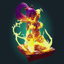 Load and play video in Gallery viewer, NSFW Kaelith - The Infernal Flame Spirit | Fantasy Resin Figure
