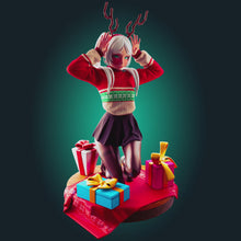 Laden und Abspielen von Videos im Galerie-Viewer, Holiday Reindeer Girl Resin Miniature
