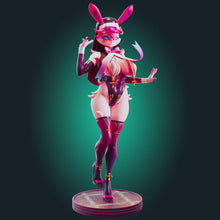 Load and play video in Gallery viewer, NSFW The Forbidden Bunny Priestess – 3D Resin Collectible Miniature
