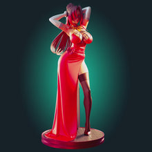 Load and play video in Gallery viewer, Sylvia - The Enchanting Scarlet Temptress | Fantasy Resin Miniature
