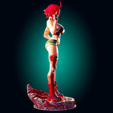 Cargar imagen en el visor de la galería, Rebel Queen of the Wasteland| Dark Fantasy Resin Figure - Ravenous Miniatures
