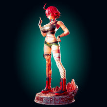 Load image into Gallery viewer, Rebel Queen of the Wasteland| Dark Fantasy Resin Figure - Ravenous Miniatures
