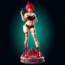 Cargar imagen en el visor de la galería, Rebel Queen of the Wasteland| Dark Fantasy Resin Figure - Ravenous Miniatures
