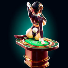 Cargar imagen en el visor de la galería, Selene - The High Stakes Bunny Dealer | Fantasy Resin Figure - Ravenous Miniatures
