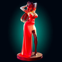 Cargar imagen en el visor de la galería, Sylvia - The Enchanting Scarlet Temptress | Fantasy Resin Miniature - Ravenous Miniatures
