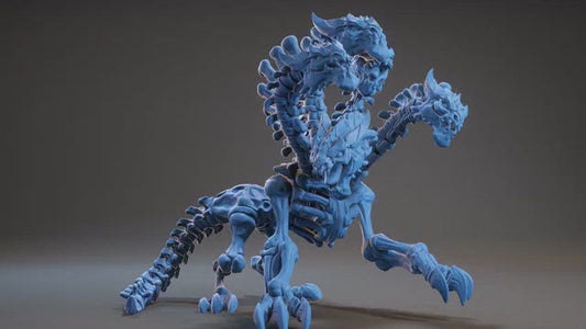 Skeletal Hydra, Resin miniatures 11:56 (28mm / 34mm) scale