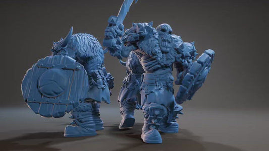 Skeleton Orc, Resin miniatures 11:56 (28mm / 34mm) scale