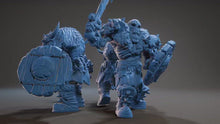 Load and play video in Gallery viewer, Skeleton Orc, Resin miniatures 11:56 (28mm / 34mm) scale
