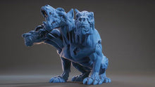 Load and play video in Gallery viewer, Undead Cerberus, Resin miniatures 11:56 (28mm / 34mm) scale
