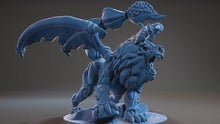 Load and play video in Gallery viewer, Undead Manticore, Resin miniatures 11:56 (28mm / 34mm) scale
