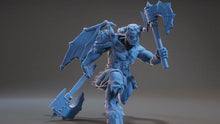Load and play video in Gallery viewer, Demon, Resin miniatures 11:56 (28mm / 34mm) scale
