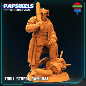Troll Street Raiders, 3D-gedruckte Harzminiaturen
