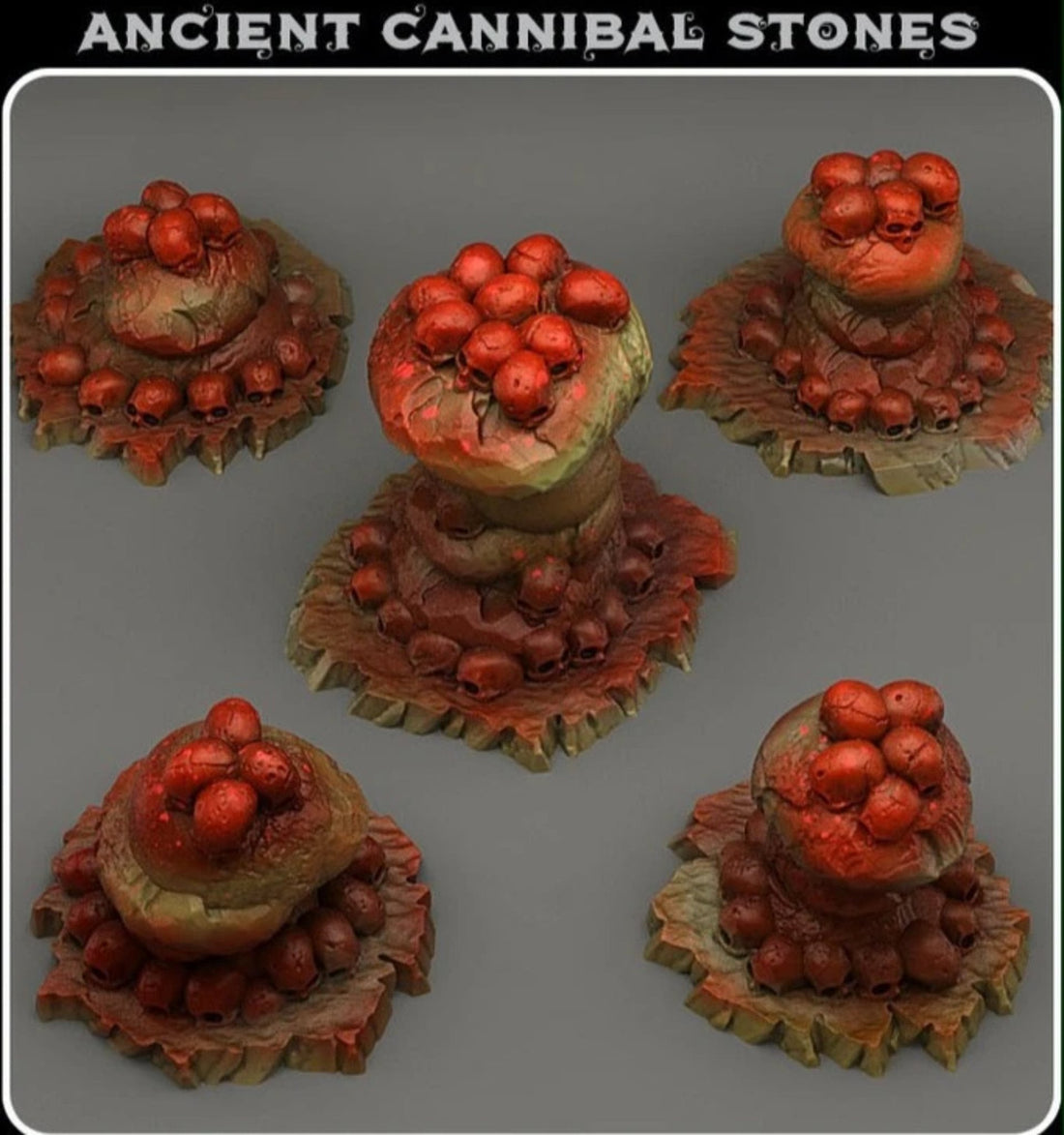 Ancient Cannibal Stones, Resin miniatures by Printyourmonster ...