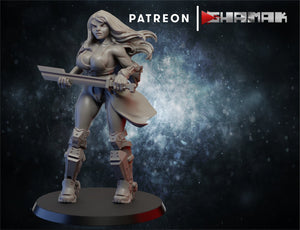 Avena Pin-up, Resin miniatures 11:56 (28mm / 32mm) scale - Ravenous Miniatures