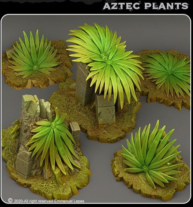 Aztec Plants, Resin Miniatures by Printyourmonsters – Ravenous Miniatures