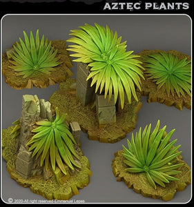 Aztec Plants, Resin miniatures 11:56 (28mm / 32mm) scale - Ravenous Miniatures