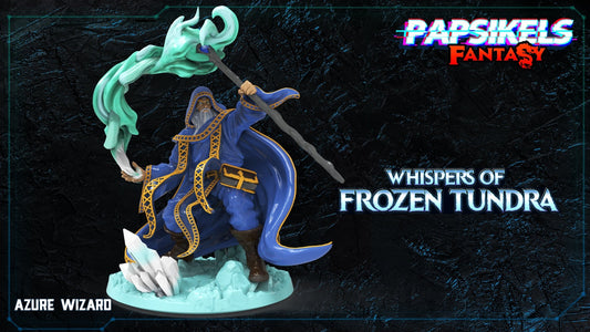 azure-wizard, Resin miniatures 11:56 (28mm / 32mm) scale - Ravenous Miniatures