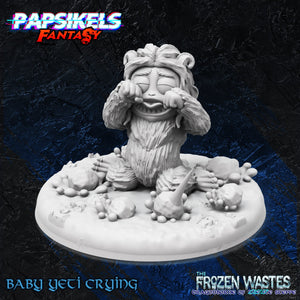 baby-yeti, Resin miniatures 11:56 (28mm / 32mm) scale - Ravenous Miniatures
