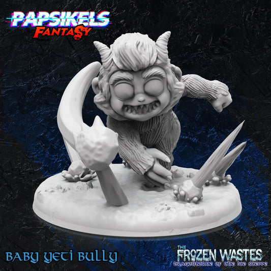 baby-yeti, Resin miniatures 11:56 (28mm / 32mm) scale - Ravenous Miniatures
