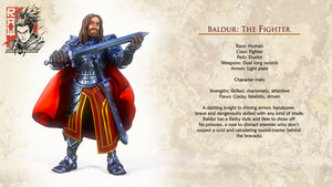 Baldur the fighter, Resin miniatures 11:56 (28mm / 32mm) scale - Ravenous Miniatures