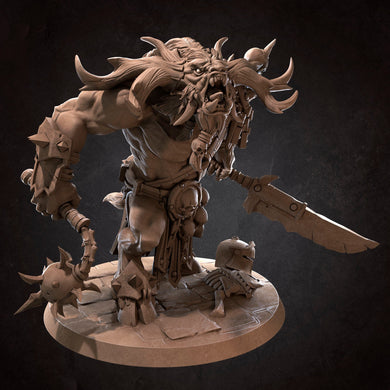 Barath Minotaur, 3D printed Resin miniatures by Bite the bullet - Ravenous Miniatures