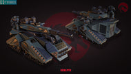 Bastion Tank, Unpainted Resin Miniature Models. - Ravenous Miniatures