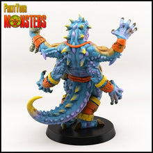 Load image into Gallery viewer, Big Lizard folk, Resin miniatures 11:56 (28mm / 32mm) scale - Ravenous Miniatures
