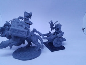 Blood lords Chariot, Unpainted Resin Miniature Models. - Ravenous Miniatures