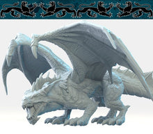 Load image into Gallery viewer, Bronze Dragon, Resin miniatures 11:56 (28mm / 34mm) scale - Ravenous Miniatures
