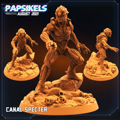 Canal specter, Resin miniatures, unpainted and unassembled - Ravenous Miniatures